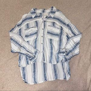 Crop Button Down